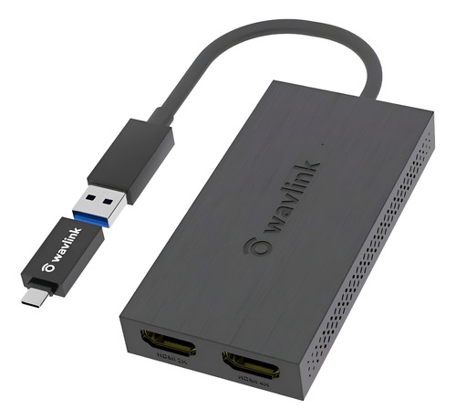 Wavlink Adaptador Displaylink Hdmi 1x2 4k 2k Para Macbook M1