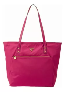 Bolsa Guess Eco Gemma Tote En Color Rosa Magenta