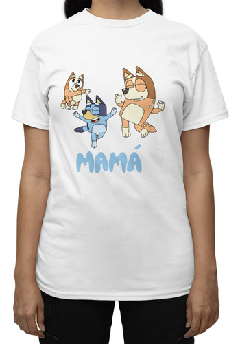 Bluey Bumpleaños, Polera De Bluey Mamá 