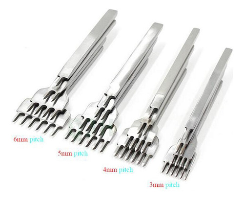 3x 2/4/6 Pronging Craft Pricking Stitching 3/4/5 / 6mm