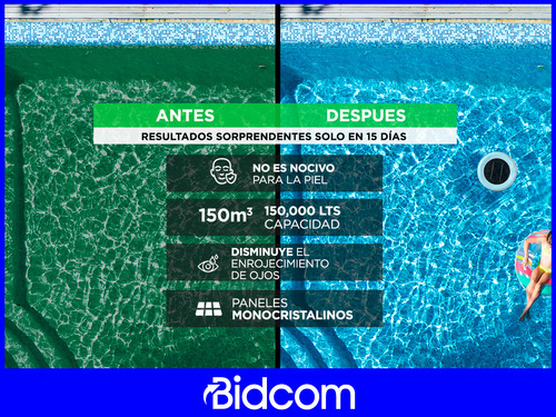 Ionizador Solar Boya Anti Sarro Colector Pileta Gadnic