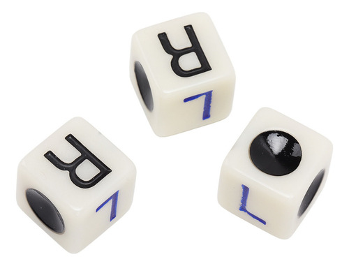 Q Juego De 2 Dados Con Letras, Juego Central Izquierdo Y