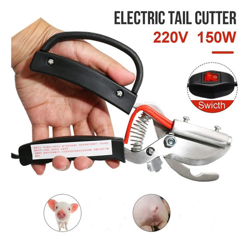 Pinzas Eléctricas Para Cortar La Cola, Color Negro