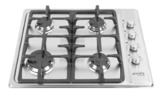 Imagen 1 de 3 de Cubierta Inox 4ptos Gas Cg4plx