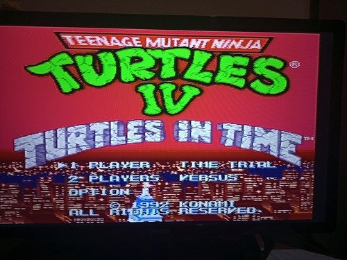 Turtles In Time (100% Original - Super Nintendo) (Usado)