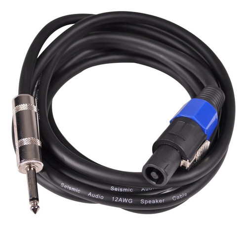 Cable De Audio Speakon A Macho De 1/4 / Negro 4,5 M, Sasp...