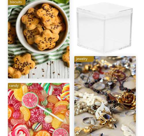 9 Cubos Cuadrados Transparentes Decorativos Cuadrados Transp