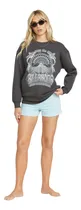 Comprar Polerón Billabong Mujer Palm Classics Crew Negro