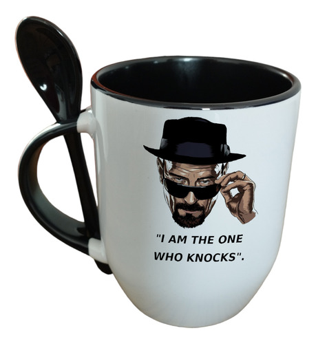 Taza Con Cuchara Heisenberg Breaking Bad Personalizable