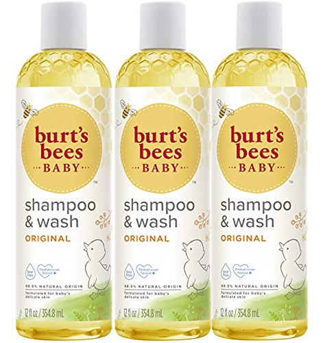 Burts Bees Baby Shampoo Y Wash, Jabon Para Bebe Original Y S