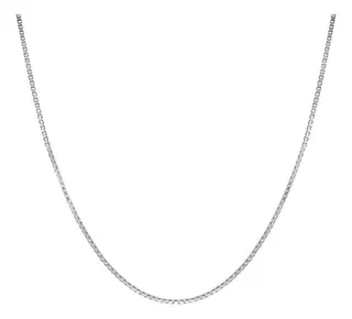 Collar De Plata Silver Cadena Aesthetic Unisex Hombre Mujer