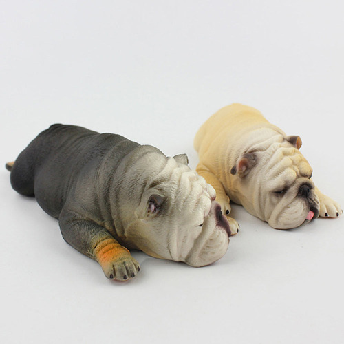 Nuevo Figuras En Miniatura For Adornar Un Bulldog