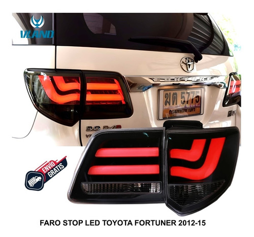 Faros Stop Led Pro Toyota Fortuner 2012-15 Marca Vland