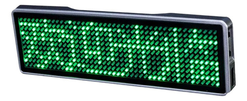 Letrero Led Programable Para Coche, Cartelera, Control Verde