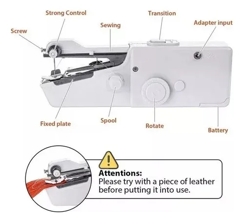 Manual De Usuario De La Mini Máquina De Coser Eléctrica Port