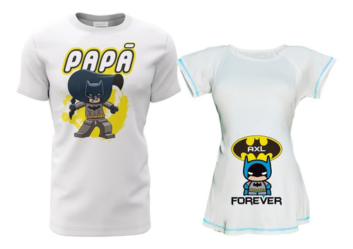 Combo Pareja Embarazo Maternidad Papá | Batman | Anli