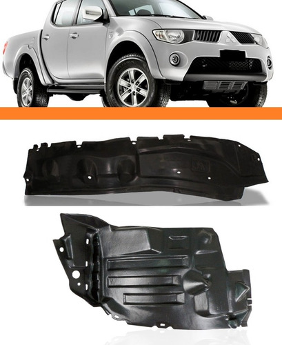 Parabarro Mitsubishi L200 Triton 08/ 2013 Direito 02 Partes