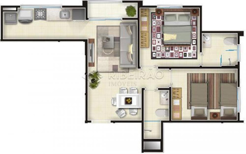 Imagem 2 de 10 de Apartamentos - Ref: L4252