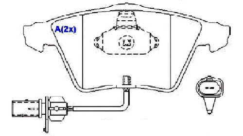 Pastilha Freio Audi A4 S4 4.2i V8 Quatro 03/ Diant Sistema T