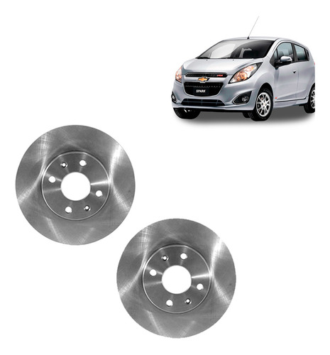 Discos De Freno Chevrolet Spark Gt 1.2 2010-2018 (par)