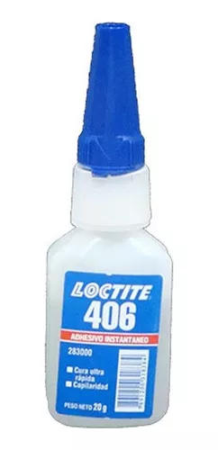 Loctite 406 X 20 Gr Adhesivo Instantáneo Goma Y Plastico