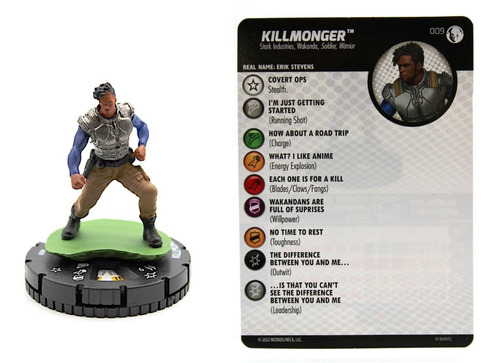 Heroclix Killmonger #009 Marvel Studios Disney Plus