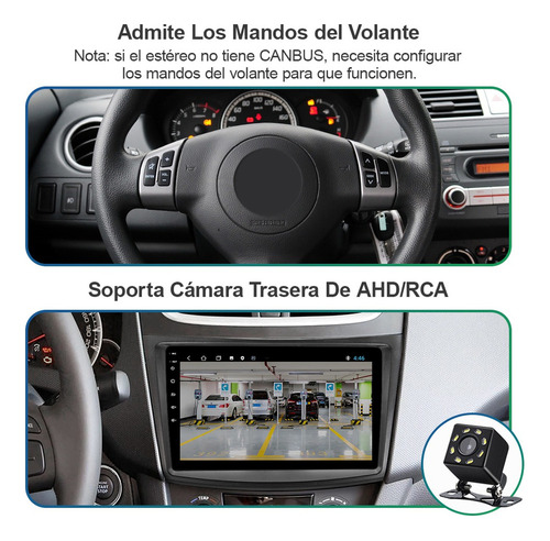Isudar Estéreo 2+32g Carplay Para Suzuki Swift 2010-2017 Gps