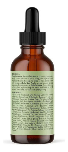 Aceite Para Fortalecer El Cuero Cabelludo Y El Cabello De Mi