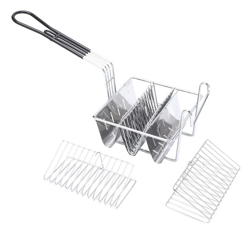 Cesta De Conchas De Taco Em Forma De V, 3 Conchas, Alça Fry