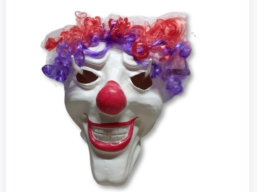 Mascara Latex De Payaso Terror Halloween Fiesta Previa 