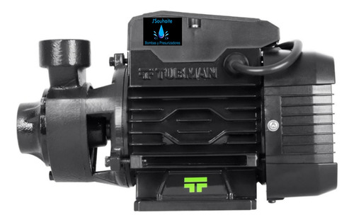 Bomba Periférica 1/2 Hp. Tubman Impulsor Bronce 1 X1 En 127 Negro 60 Monofásica