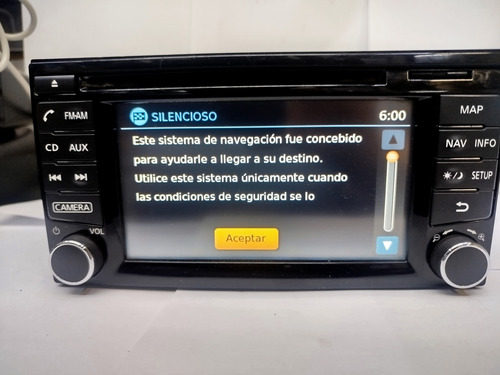Autoestereo Nissan Versa March Sentra Mapas (Usado)
