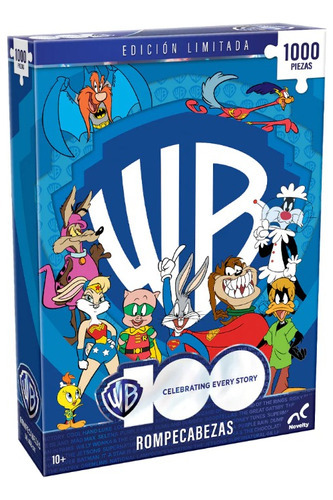 Rompecabezas Warner Bros 100 Años Edición Limitada 1000 Pzas