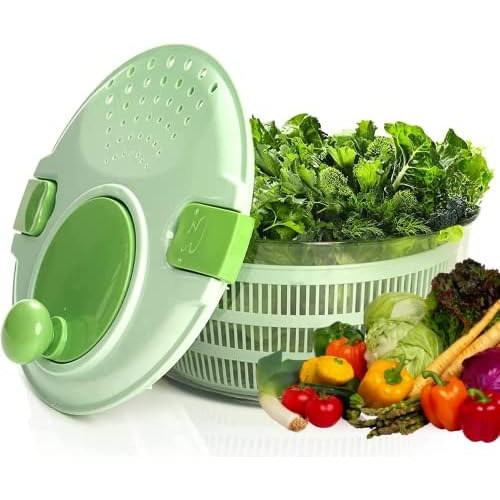 Salad Spinner Kit Romaine Lettuce Kitchen Gadgets Bowl ...