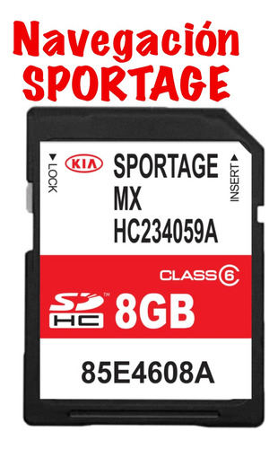 Tarjeta De Navegación Sd Kia Sportage Optima Sorento Mapas