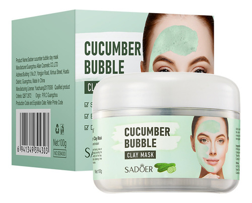 Máscara Blanqueadora Hidratada Peach Bubble Mask The Skin Ba