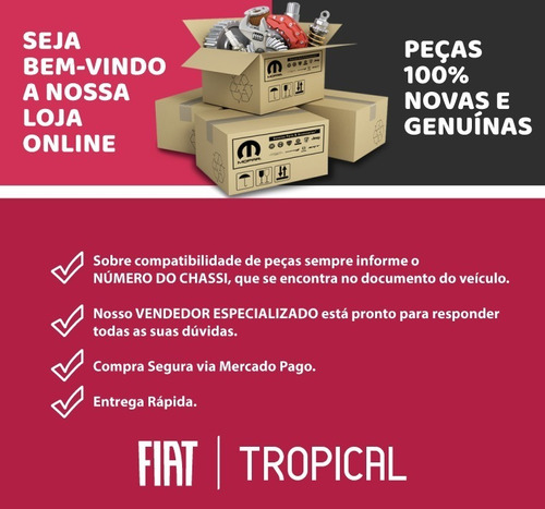 Para-choque Dianteiro Original Fiat Strada 100208826