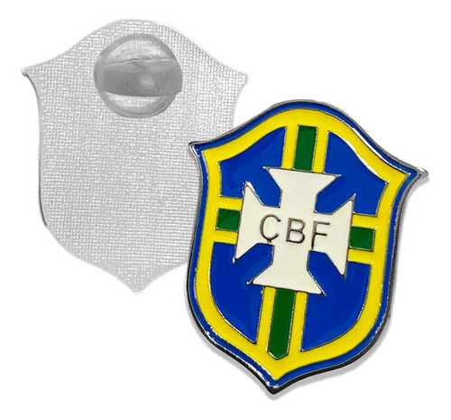 Pin Boton Broche Cbf Futebol Copa Brasil Seleção - 05 Und