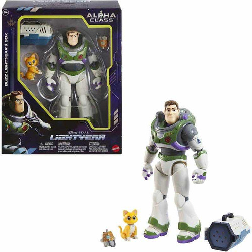 Figura Buzz Lightyear Buzz Alpha Incluye Gato Sox Original