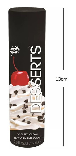 Lubricante Sabor Crema Batida Wet Desserts 89ml Delicioso