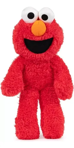 Peluche Muñeco Elmo Plaza Sésamo Abrazos 33 Cm Color Rojo
