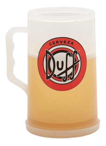 Imagen 2 de 10 de Vaso Chopp Con Gel Refrigerante Frio Cerveza Fernet 1 Litro