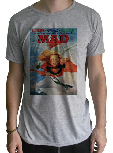 Remera Revista Mad - Supergirl - Mundo Absurdo - [cod00]