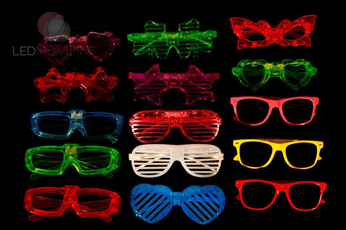 Imagen 4 de 10 de Cotillon Luminoso Led Fluo Neon Combo Carioca 613art 300pers
