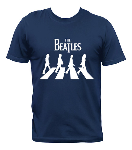 Remera The Beatles Abbey Road Rock Algodón Premium