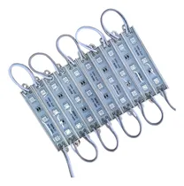 Comprar Módulos Led 5050 Frio 12v X10u Resinados Exterior Cartelera