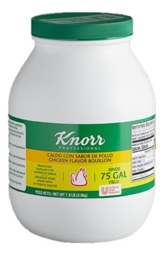 Knorr Profesional Consome Pollo Rinde 75 Gal