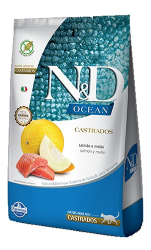 Farmina Ocean N&d Gato Castrado Salmon Y Melon 1,5kg