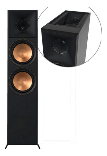 Bocina Pasiva Dolby Atmos Klipsch 150w Rms Rp-8060fa Ii Color Ebony