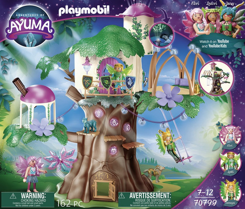 Figura Armable Playmobil Ayuma Árbol De La Comunidad 3